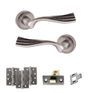 Old English Richmond Door Handle Pack - Latch Set additional 4
