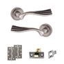 Old English Richmond Door Handle Pack - Latch Set additional 6