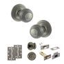 Old English Ripon Door Knob Pack - Bathroom Set additional 40