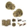 Old English Ripon Door Knob Pack - Bathroom Set additional 41