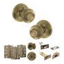 Old English Ripon Door Knob Pack - Bathroom Set additional 12