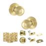 Old English Ripon Door Knob Pack - Bathroom Set additional 18