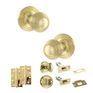 Old English Ripon Door Knob Pack - Bathroom Set additional 33