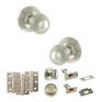 Old English Ripon Door Knob Pack - Bathroom Set additional 72