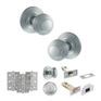 Old English Ripon Door Knob Pack - Bathroom Set additional 83