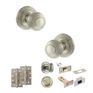 Old English Ripon Door Knob Pack - Bathroom Set additional 51
