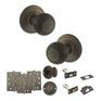 Old English Ripon Door Knob Pack - Bathroom Set additional 56