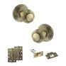 Old English Ripon Door Knob Pack - Latch Set additional 27