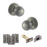 Old English Ripon Door Knob Pack - Latch Set additional 37