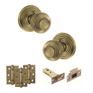 Old English Ripon Door Knob Pack - Latch Set additional 41