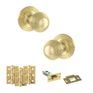 Old English Ripon Door Knob Pack - Latch Set additional 17
