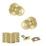 Old English Ripon Door Knob Pack - Latch Set additional 20