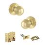 Old English Ripon Door Knob Pack - Latch Set additional 21