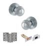 Old English Ripon Door Knob Pack - Latch Set additional 65