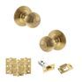 Old English Ripon Door Knob Pack - Latch Set additional 78