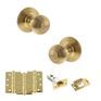 Old English Ripon Door Knob Pack - Latch Set additional 79