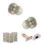Old English Ripon Door Knob Pack - Latch Set additional 47