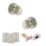 Old English Ripon Door Knob Pack - Latch Set additional 49