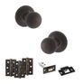 Old English Ripon Door Knob Pack - Latch Set additional 60