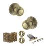 Old English Ripon Door Knob Pack - Lock Set additional 123