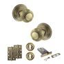 Old English Ripon Door Knob Pack - Lock Set additional 119