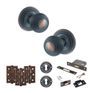Old English Ripon Door Knob Pack - Lock Set additional 117