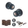 Old English Ripon Door Knob Pack - Lock Set additional 114
