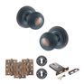 Old English Ripon Door Knob Pack - Lock Set additional 112