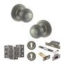 Old English Ripon Door Knob Pack - Lock Set additional 108