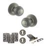 Old English Ripon Door Knob Pack - Lock Set additional 103