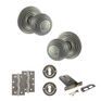 Old English Ripon Door Knob Pack - Lock Set additional 101