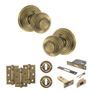 Old English Ripon Door Knob Pack - Lock Set additional 99