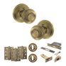 Old English Ripon Door Knob Pack - Lock Set additional 98