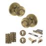 Old English Ripon Door Knob Pack - Lock Set additional 97