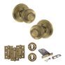 Old English Ripon Door Knob Pack - Lock Set additional 96