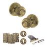Old English Ripon Door Knob Pack - Lock Set additional 94