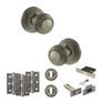Old English Ripon Door Knob Pack - Lock Set additional 81