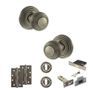 Old English Ripon Door Knob Pack - Lock Set additional 79