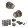 Old English Ripon Door Knob Pack - Lock Set additional 77