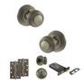 Old English Ripon Door Knob Pack - Lock Set additional 73