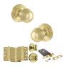 Old English Ripon Door Knob Pack - Lock Set additional 66