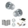 Old English Ripon Door Knob Pack - Lock Set additional 63