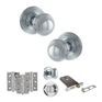 Old English Ripon Door Knob Pack - Lock Set additional 59