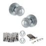 Old English Ripon Door Knob Pack - Lock Set additional 58