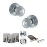 Old English Ripon Door Knob Pack - Lock Set additional 57