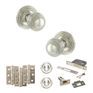 Old English Ripon Door Knob Pack - Lock Set additional 53