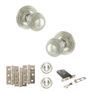 Old English Ripon Door Knob Pack - Lock Set additional 51