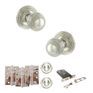 Old English Ripon Door Knob Pack - Lock Set additional 49