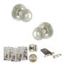 Old English Ripon Door Knob Pack - Lock Set additional 48
