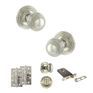Old English Ripon Door Knob Pack - Lock Set additional 46
